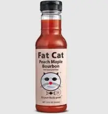 Firehouse subs Fat cat peach maple bourbon hot sauce