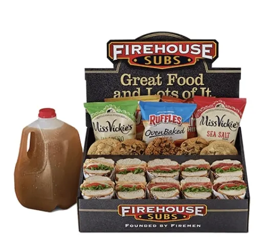 Firehouse subs menu Deluxe Half Platter: Subs & Snacks Sauce