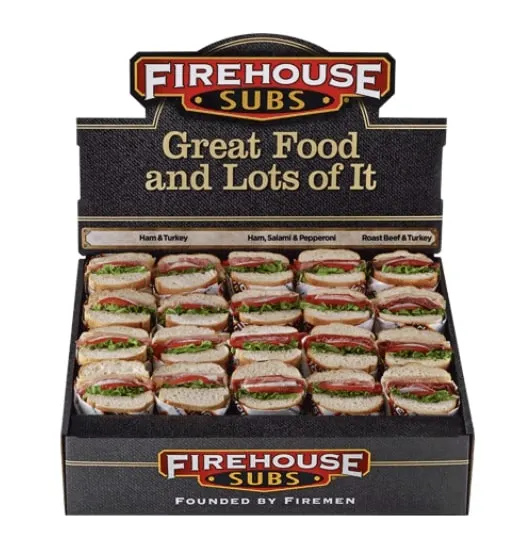 Firehouse subs Deluxe Platter