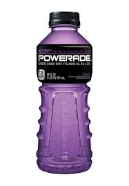 Grape Powerade beverage at firehouse subs